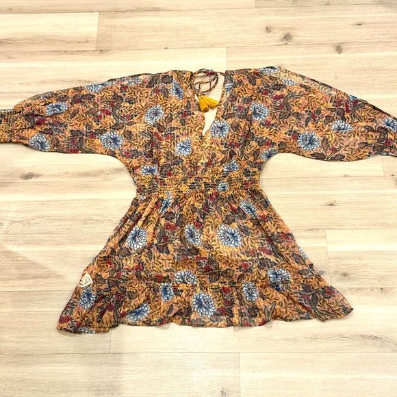 NWOT* Amoressa Tango Metallic Shimmer Beach Dress Swimsuit Cover Up - Women's M - Picture 5 of 11